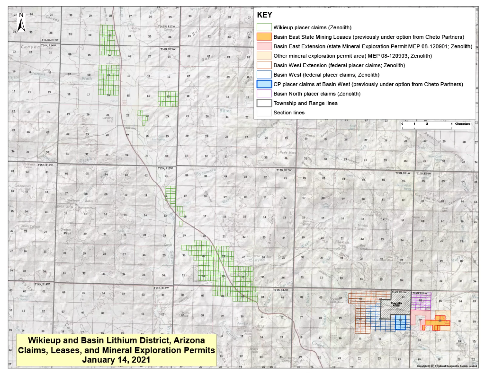 Cheto Option Agreement Claims Map